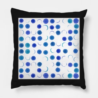 Watercolor dots Pillow