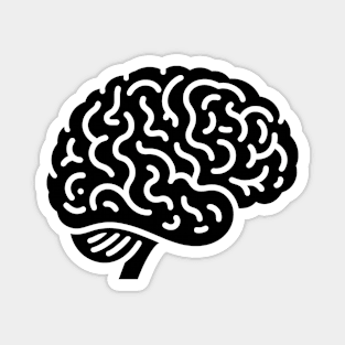 Brain Silhouette Magnet