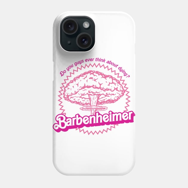 Barbenheimer Phone Case by Alema Art