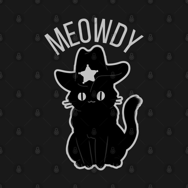 Meowdy Texas Cowboy Cat by FullOnNostalgia