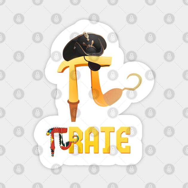 PIrate Pi funny Pirate Pi Math Pi Pun Magnet by jaml-12