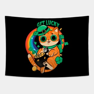 Get Lucky Cat Tapestry