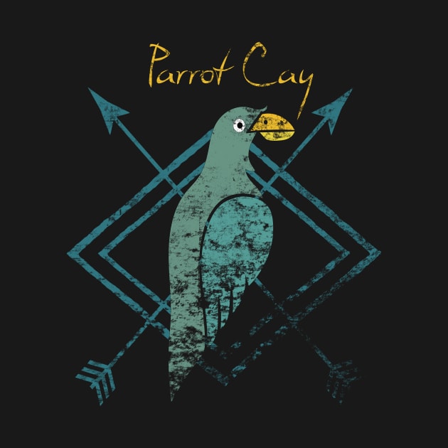 Parrot Cay Retro by Little Birds