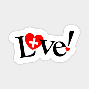 Love Heals - L+ve Magnet