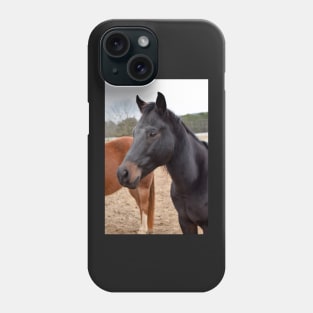 black horse Phone Case