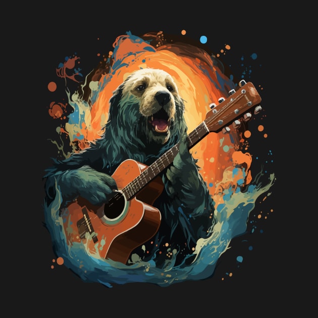 Harp Seal Playing Guitar by JH Mart