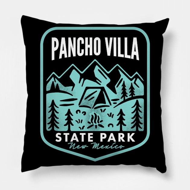 Pancho Villa State Park New Mexico Pillow by HalpinDesign