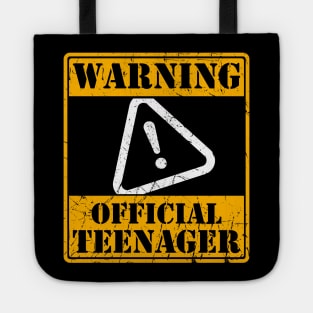 Warning Official Teenager Gift Tote