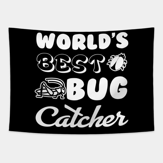 Gotta Catch em All - Best Bug Catcher Typography Tapestry by MikeHelpi