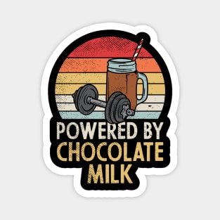 Powered By Chocolate Milk Magnet