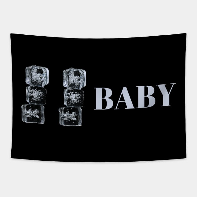 Funny ice ice baby Tapestry by Stelian