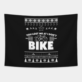 Merry Christmas BIKE Tapestry