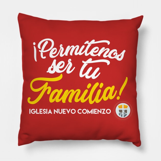 Iglesia Nuevo Comienzo 2019 Pillow by SpanglishFaith