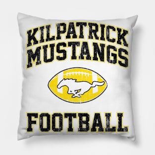 Kilpatrick Mustangs Football (Variant) Pillow