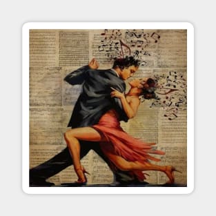 Dancer Couple Magnet