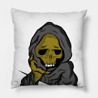 skull coffee cool Pillow