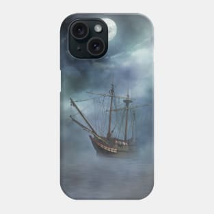 Sailing in the Dark Seas Phone Case