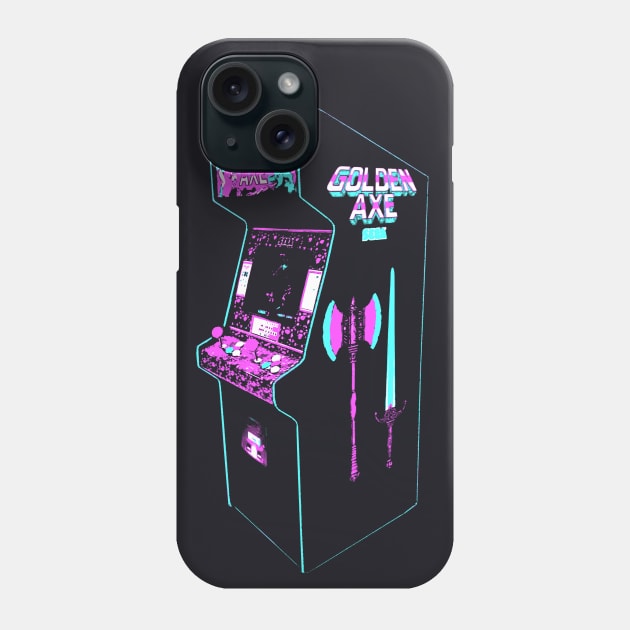 Golden Axe Retro Arcade Game Phone Case by C3D3sign