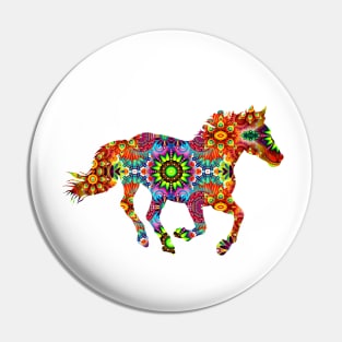 colorful horse Pin