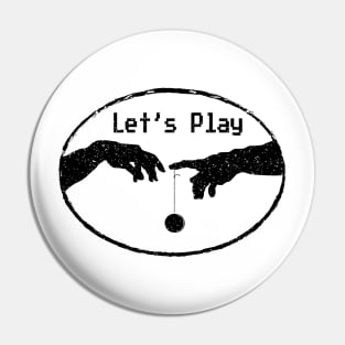 Let's play gamer Creation of Adam Yo-yo Pin