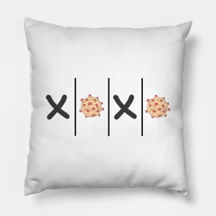 Xoxo covid distance Pillow