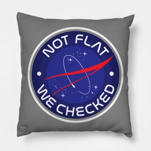 NASA Not flat we checked Pillow