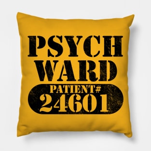 Psych Ward Escaped Mental Patient Halloween Costume Pillow