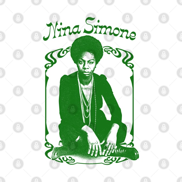 Nina Simone // Original Retro Fan Art Design by DankFutura