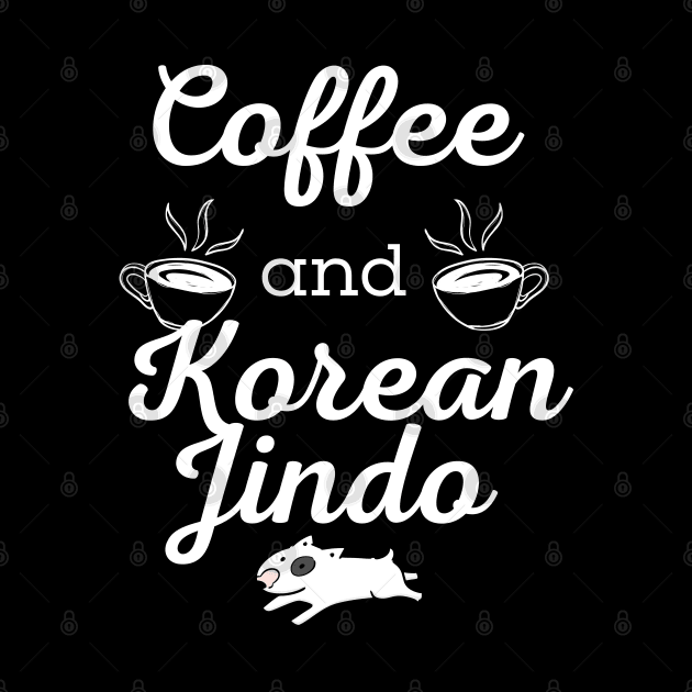 Coffee and Korean Jindo by Josué Leal