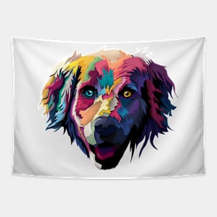 Dog of many colours Tapestry