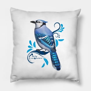 Blue Jay Pillow