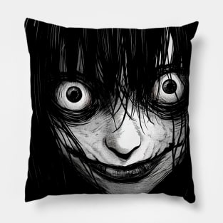 Creepy manga CLOWN horror Halloween Frightening Pillow