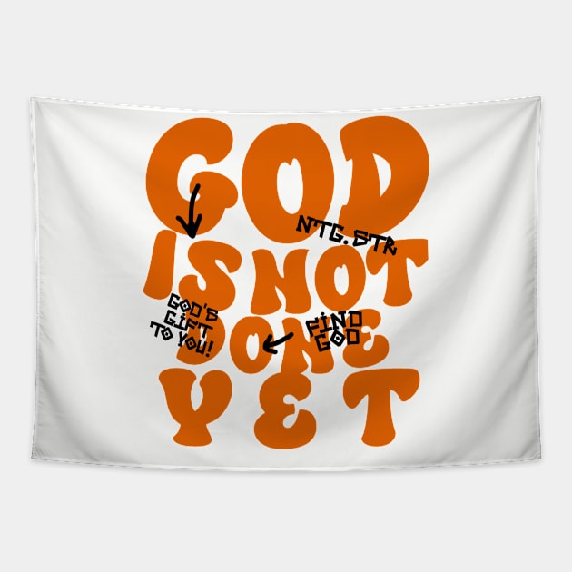 GOD Tapestry by NTG.STORE