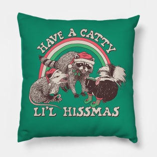 Catty Li'l Hissmas Pillow