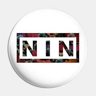 NIN watercolor Pin