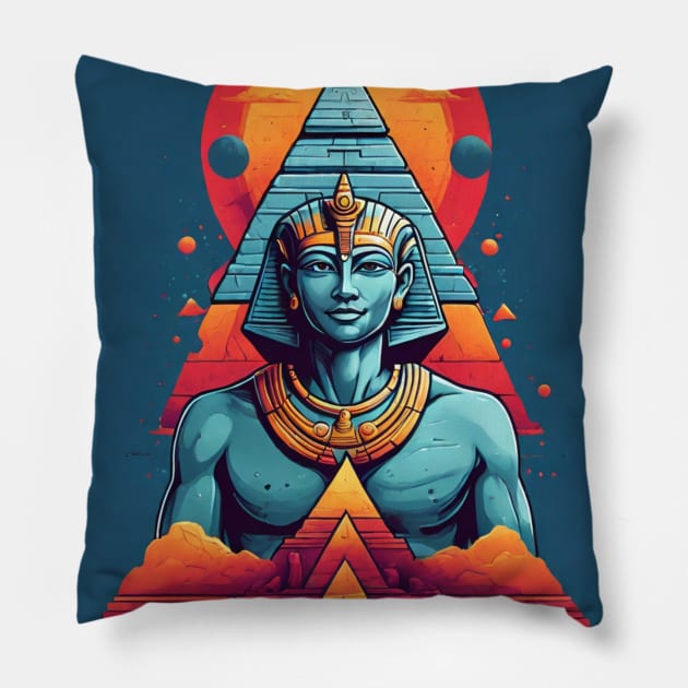 Annunaki Pillow by NB-Art