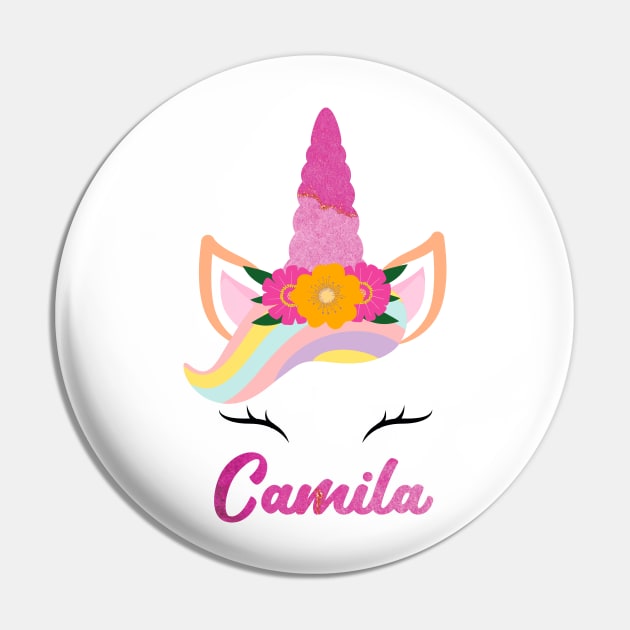 PERSONALISED STICKER WITH NAME OF CAMILA Sticker for Sale by