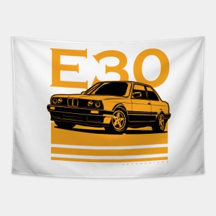 E30 M3 1968- 1995 vintage classic car Tapestry