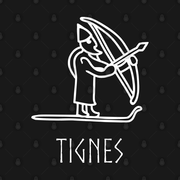 Tignes Ullr Norse Viking God of Skiing by jutulen