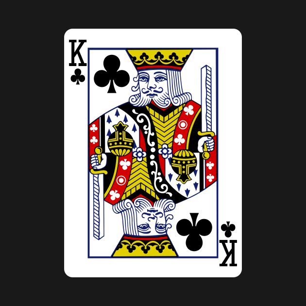 King of Clubs Playing Card by vladocar