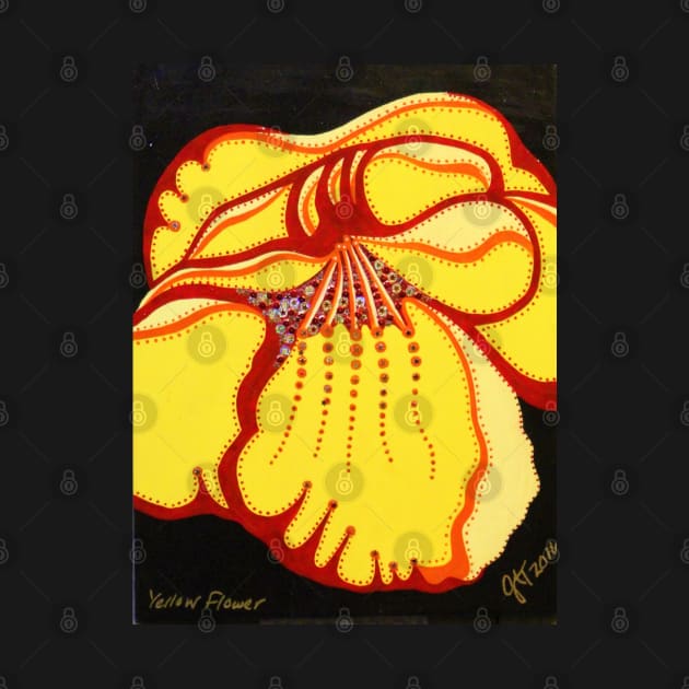 Yellow Flower by Laughing Cat Designs