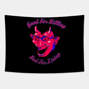 Akira Inspired Good for Killing Bad for Living for Him and Her Tapestry