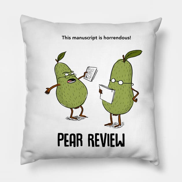 Pear Review Pillow by velica