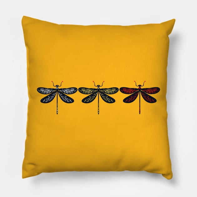 beautiful insect Pillow by abdoos