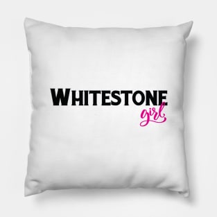 Whitestone Girl Residential Neighborhood In New York City New York Pillow