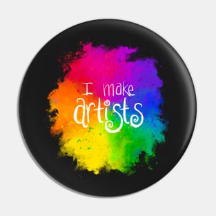 I Make Artists Pin