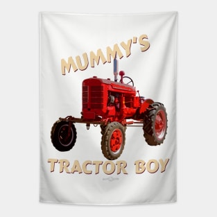 Mummy's tractor boy Tapestry