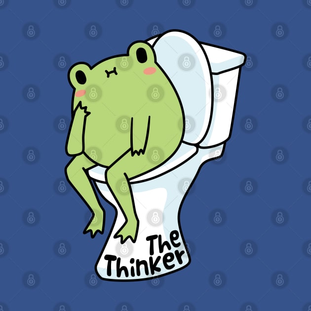 The Thinker Frog Meme by ElectricFangs