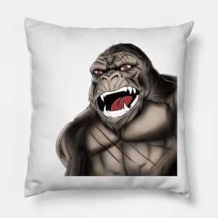 kong the gorilla ape Pillow