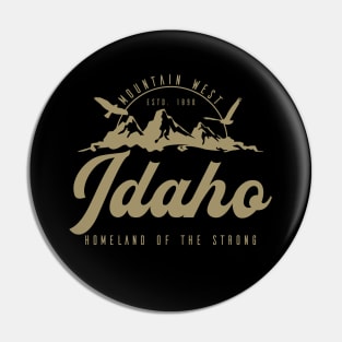 USA, Mountain states, Idaho Gold classic Pin